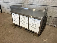 Werktafel met lades