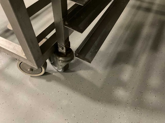 Werktafel met platenrek, rvs (3x) - afbeelding 4 van  4