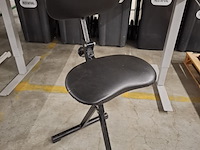 Werktafel met rvs blad, in hoogte verstelbaar - afbeelding 4 van  4