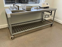 Werktafel met rvs bovenblad - afbeelding 1 van  7