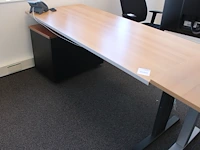 Werktafel met verrijdbare ladekast. afmeting 180 x 80 cm. - afbeelding 2 van  4