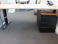 Werktafel met verrijdbare ladekast. afmeting 180 x 80 cm. - afbeelding 4 van  4