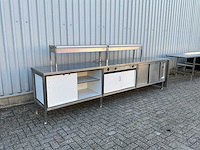Werktafel met warmhoudkast en warmtebrug - afbeelding 1 van  10