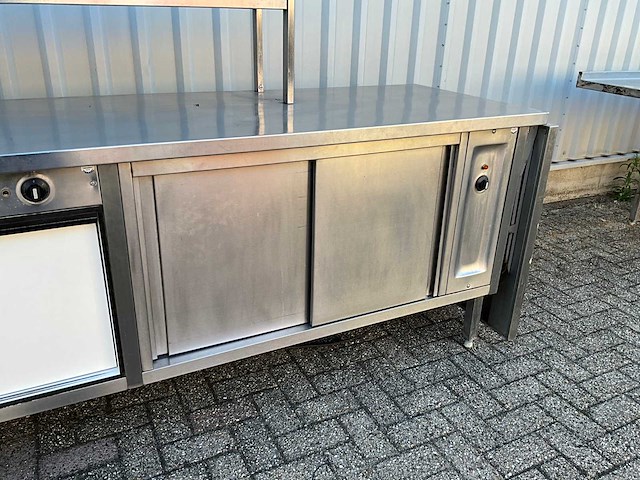 Werktafel met warmhoudkast en warmtebrug - afbeelding 6 van  10