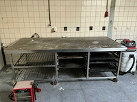 Werktafel rvs - afbeelding 2 van  9