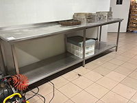 Werktafel rvs - afbeelding 2 van  3