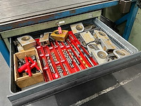 Werktafel voorzien van taparm en ladenkast - afbeelding 2 van  24