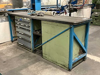 Werktafel voorzien van taparm en ladenkast - afbeelding 12 van  24