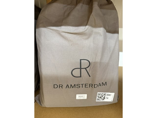 Werktas rugzak voor laptop en dagelijks gebruik met ritsvakken, dr amsterdam, brown, 2025 - afbeelding 8 van  8