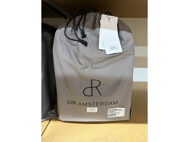 Werktas rugzak voor laptop en dagelijks gebruik met ritsvakken, dr amsterdam, brown, 2025 - afbeelding 8 van  8