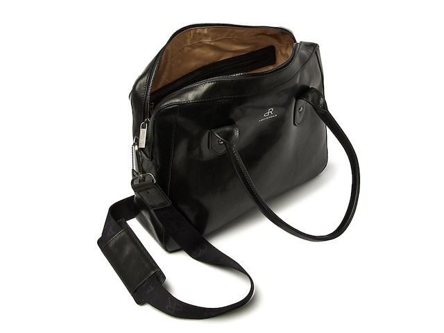 Werktas voor dames, laptoptas, multifunctioneel met schouderriem, dr amsterdam, black, 2025 - afbeelding 4 van  5