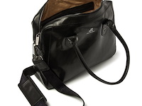 Werktas voor dames, laptoptas, multifunctioneel met schouderriem, dr amsterdam, black, 2025 - afbeelding 4 van  5