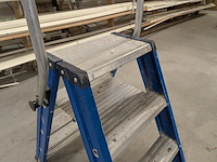 Werktrap 2x 3 treeds met bordes - afbeelding 6 van  6