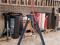 Werktrap 2x 5 treeds met bordes - afbeelding 2 van  5