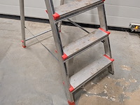 Werktrap 3-treeds met bordes, altrex, lima - afbeelding 2 van  4