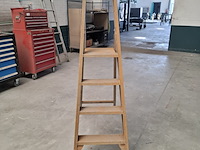 Werktrap 3 treeds met bordes - afbeelding 2 van  3