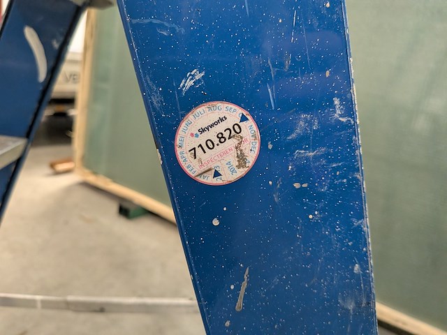 Werktrap 4 treeds met bordes - afbeelding 7 van  7