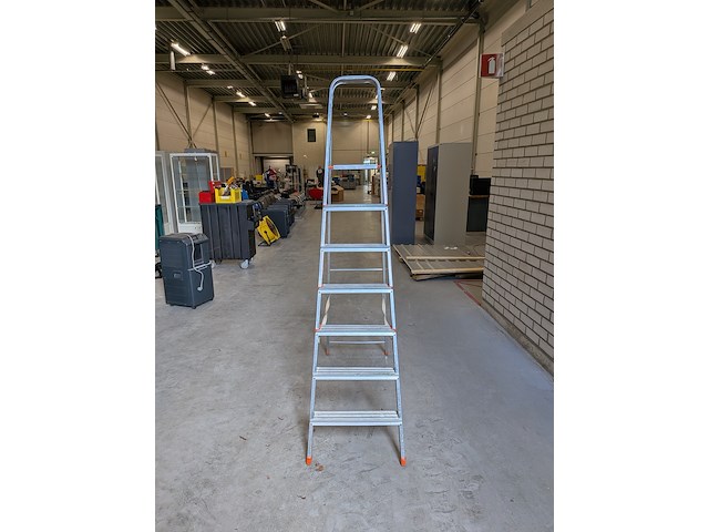 Werktrap 6 treeds met bordes - afbeelding 2 van  6