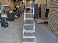 Werktrap 6 treeds met bordes - afbeelding 2 van  6