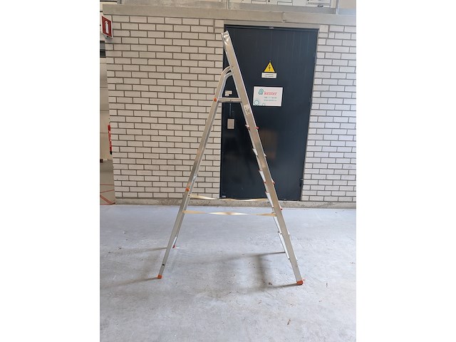 Werktrap 6 treeds met bordes - afbeelding 3 van  6