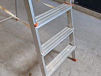 Werktrap 6 treeds met bordes - afbeelding 4 van  6