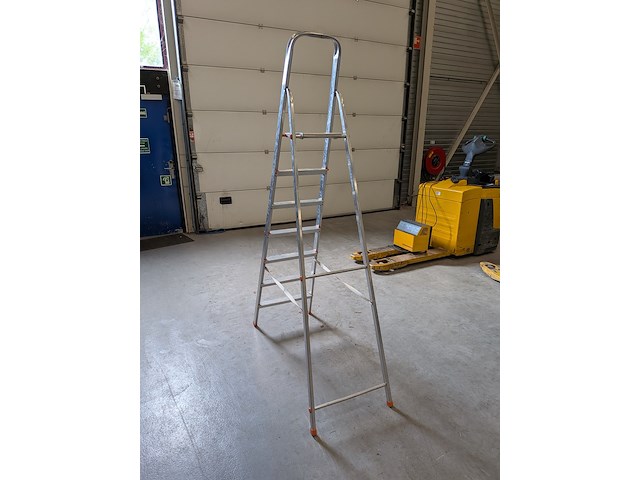 Werktrap 6 treeds met bordes - afbeelding 6 van  6