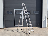 Werktrap 7-treeds met bordes, kelfort, sp-8