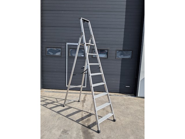 Werktrap 7-treeds met bordes, kelfort, sp-8 - afbeelding 2 van  8