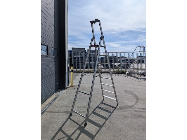Werktrap 7-treeds met bordes, kelfort, sp-8 - afbeelding 6 van  8