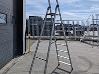 Werktrap 7-treeds met bordes, kelfort, sp-8 - afbeelding 6 van  8