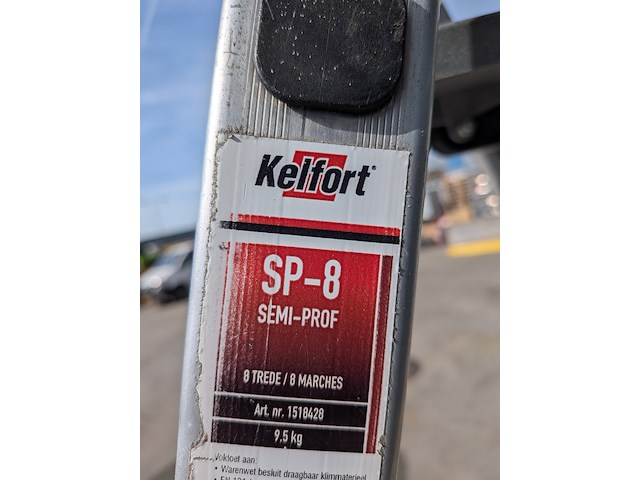 Werktrap 7-treeds met bordes, kelfort, sp-8 - afbeelding 8 van  8