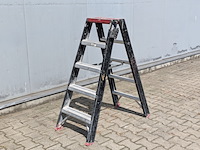 Werktrap, altrex, 2x 4 treeds met bordes - afbeelding 1 van  5