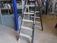 Werktrap, altrex, 2x 5 treeds met bordes - afbeelding 2 van  6