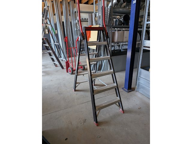 Werktrap, altrex, 2x 5 treeds met bordes - afbeelding 3 van  6