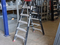 Werktrap, altrex, 2x 5 treeds met bordes - afbeelding 1 van  6