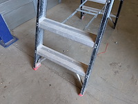 Werktrap, altrex, 2x 5 treeds met bordes - afbeelding 3 van  6