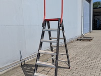 Werktrap, altrex, 2x 5 treeds met bordes - afbeelding 2 van  6