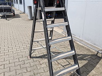 Werktrap, altrex, 2x 5 treeds met bordes - afbeelding 3 van  6