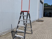 Werktrap, altrex, 2x 5 treeds met bordes - afbeelding 2 van  5