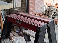 Werktrap altrex, 2x 7 treeds met bordes - afbeelding 6 van  8