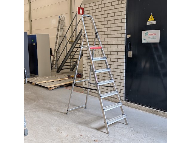 Werktrap altrex, 6 treeds met bordes - afbeelding 2 van  7