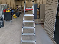 Werktrap altrex, 6 treeds met bordes - afbeelding 3 van  7