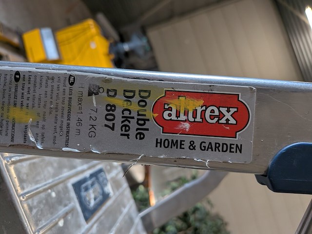 Werktrap altrex, 6 treeds met bordes - afbeelding 7 van  7