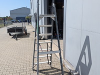 Werktrap altrex, 6 treeds met bordes - afbeelding 5 van  6