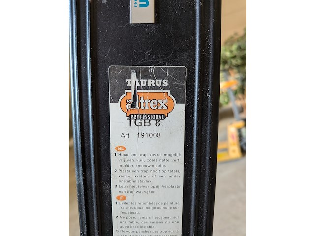 Werktrap altrex, 7 treeds met bordes - afbeelding 6 van  7