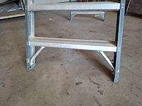 Werktrap altrex, 9 treeds met bordes - afbeelding 2 van  4