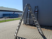 Werktrap inno-al, 2x10 treeds - afbeelding 2 van  4