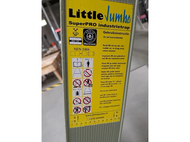 Werktrap little jumbo, , 2x4 treeds - afbeelding 4 van  5