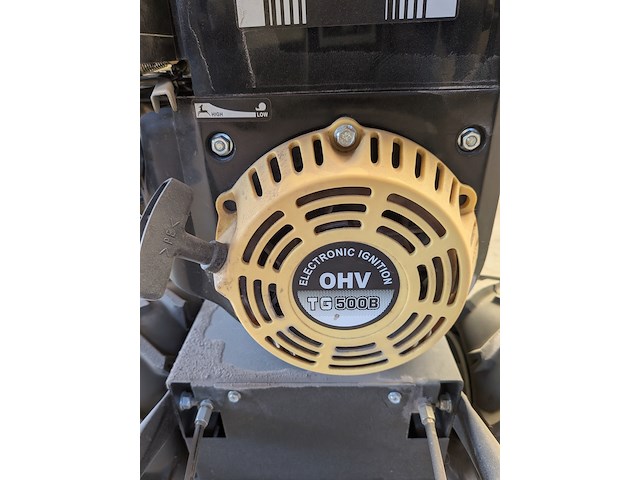 Werktuigdrager met borstel en schuif powerline, tg500b - afbeelding 12 van  15