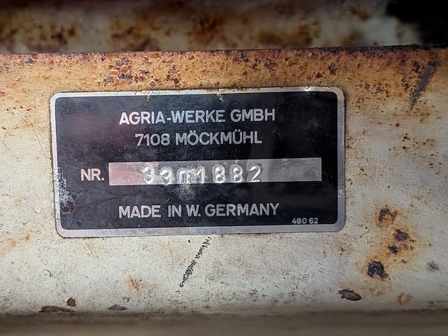 Werktuigdrager met maaibalk, agria - afbeelding 2 van  15